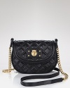 This totally chic quilted leather crossbody is the perfect partner to your LBD. From Marc Jacobs.