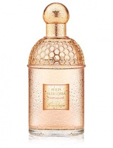 Inspired by nature and created by Guerlain. The Aqua Allegoria form a palette of olfactory emotions centered on the raw ingredients drawing their originality from unexpected combinations of freshly gathered petals, sun-kissed citrus fruit, green and aromatic sensations.Aqua Allegoria Pamplelune Eau de Toilette. An initially tangy, citrus essence is gradually embraced by sun-soaked patchouli and vanilla in this fragrance for the mischievous woman.