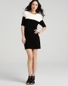 Tibi Dress - Color Block Sweater