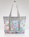 Cooly blending practical design with a fashionable feel, LeSportsac's printed nylon tote makes a smart travel companion.