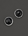 Deep black onyx lends a touch of intrigue to these stud earrings from Ippolita.