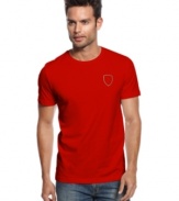 Keep yourself going at top speed in this graphic Ferrari t-shirt from Puma.