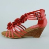 Trico Hana Flower T-Strap Wedge