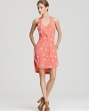 Cut25 Dress - Star Print with Gathered Waist