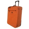 Embark in style with this chic cosmopolitan 4-wheel trolley, rendered in vibrant color.