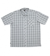 Wear this O'Neill short-sleeved shirt alone or layer it for easy, simple style.