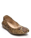 Exotic snakeprint and comfortable flex styling make Saturday style a little more chic. By Boutique 9.