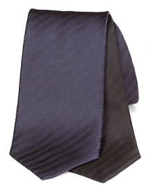 Armani Collezioni Silk Subtle-Stripe Tie