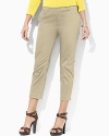 Rendered in sleek stretch twill, Jodie pants are crafted with a slim, cropped leg for modern style.