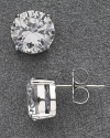 Nadri's simple cubic zirconia studs boast bold sparkle.