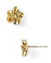 Pick MARC BY MARC JACOBS' flower twist studs for a fresh addition to your accessory collection. Gilded and graceful, they lend feminine edge to your most menswear-inspired looks.