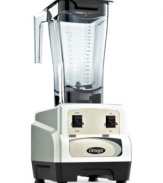 Where mixed reactions are made-this high-powered blender steps up to & conquers a range of ingredients with heavy-duty, extra-sharp stainless steel blades that deliver consistent, evenly mixed results and an unbreakable tritan co-polyester carafe that withstands the wear & tear of everyday use. Model BL420S.