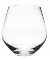 Inspired by the vineyards of Tuscany, the classic shape of this fine wine glass set captures the pleasures of Italy's famous wine country. Casual enough for every day use, but sophisticated enough for parties, the modern shape of these stemless glasses enhances the flavor of your finest white. Qualifies for Rebate