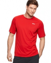 Get back in the game with the top-notch performance capabilities of this tee from Asics.