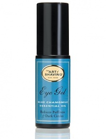 The Eye Gel is formulated with Blue Chamomile essential oil, a rare and precious essential oil that contains azulene, a natural anti-inflammatory that soothes and relieves puffiness. Horse chestnut extract reduces dark circles under the eye, while red marine algae hydrates the skin and minimizes the appearance of fine lines. Olive and jojoba oils moisturize and restore the skin's elasticity. 0.5 oz. 