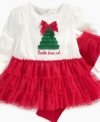 On the 2nd day of Christmas my mommy gave me this sweet looking tiered tutu dress by First Impressions.