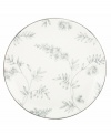 Muted, allover blooms and a smooth coupe shape give the Lenox Wisteria accent salad plates a quiet, contemporary grace. With a sumptuous platinum finish. Qualifies for Rebate