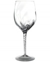 A subtle twist that begins at the rim and unravels at the base of the stem gives the Pleated Swirl wine glass a look that's fresh, elegant and undeniably chic. From the head-turning Marchesa by Lenox glassware collection.