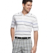 Look great on the green (and keep your cool, too!) in this sharp performance polo from Izod Golf.