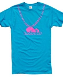 Save on the bling with this graphic necklace t-shirt from Bravado.