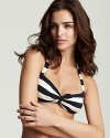 Hey, sailor. This unstoppable striped halter top by Marc Jacobs ties at front and the neck to give you a lift.