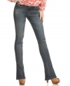 Suit-up in awesome denim with these jeans from Jessica Simpson that sports cool distressing and a micro-flare leg!