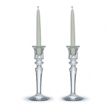 A companion to the Mille Nuits collection of stemware and table accessories, the Mille Nuits Candlesticks will suit both traditional and contemporary settings. Baccarat's peerless quality and beauty will also suit any room in the home, bedroom to dining room.