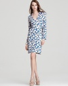 DIANE von FURSTENBERG Dress - Jeanne Silk Jersey Palm Wrap