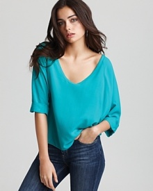 Splendid Top - Scoop Neck Dolman