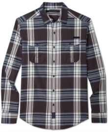 Big bold plaids are made for fall, and this button-down by Sean John is a handsome pick.