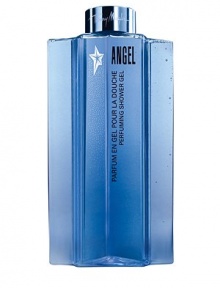 Pamper your skin with a deep ANGEL blue luxurious gel that transforms into a delicious foamy mousse in the bath or shower. Envelops your body with the sensual, moisturizing texture and creates a lingering heavenly veil of ANGEL. 6.8 oz. 