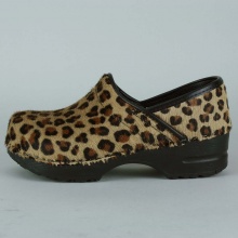 Sanita Leopard Print Clog