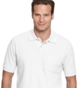 Clean, classic simplicity. This polo shirt from John Ashford is a must-have for every man.