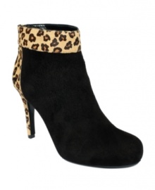 Wild about style. The animal prints on Bandolino's Ebere booties looks amazing when you pair it with your most sophisticated looks.