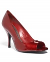 A classic peep-toe pump from BCBGeneration that show off your pedi perfectly--meet the Ariel pumps.