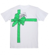 Who needs wrapping paper when you can gift the gift of self in this tee from Hybrid.