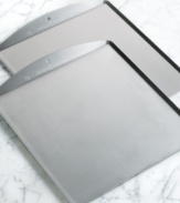 Bring on the baking! These commercial-quality baking sheets are large enough to hold the bulk of the batter and the natural aluminum construction always evenly heats food, turning out a perfectly golden treat.  The sheets don't have to be covered in parchment for use, so it's easy to get a batch in the oven fast. Lifetime warranty.