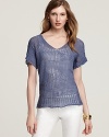 Eileen Fisher Petites' Metallic Knit Top