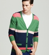 MARC BY MARC JACOBS Colorblock Stripe Cardigan