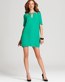 BCBGMAXAZRIA Dress - Rosetta Elbow Sleeve Cutout