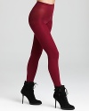 Cozy ribbed tights with a control top for a slim silhouette under body-hugging clothing.