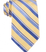 This silk grid tie from Michael Kors makes an instant style statement in your wardrobe.