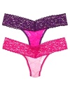 A colorful addition to your intimate ensemble, Hanky Panky's Colorplay thong blends comfort with sexy style.