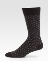 A classic check print with logo embroidery adorns these comfortable, stretch cotton socks.Mid-calf height52% cotton/30% modal/16% polyamide/2% elastaneMachine washMade in Italy