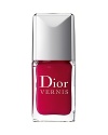 Never before has the color of Dior Vernis displayed such lacquered and vibrant shine! A cocktail of Shine and Sparkle Amplifying active ingredients directs pigments and pearly particles to enhance light reflection tenfold. Once again, the array of enchanting shades created by Tyen reflect the spirit of Dior fashion shows.Application is even easier with the brush. Dior Vernis also features a newchip-resistant formula that protects and embellishes the nails, day after day.