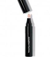 Bobbi's Tinted Eye Brightener, now in a portable pen, so there's no need to pack a separate brush. With just a quick twist and a click, you can apply this lightweight concealer to instantly brighten under-eye circles and refresh your makeup. 