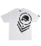 Join the front lines with this stylish graphic tee from Metal Mulisha.