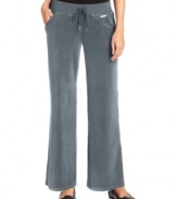 A soft velour fabrication and flattering cut make MICHAEL Michael Kors' velour lounge pants a Sunday essential.