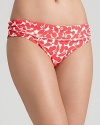 Nothing says beach bombshell like a cherry print, vintage style bikini by Nanette Lepore.