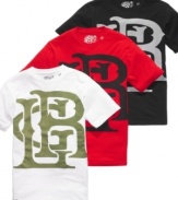 Be bold with your casual look.  Throw on one of these t-shirts from LRG for a big impact.